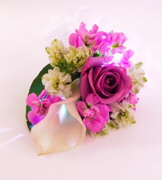 glowing corsage